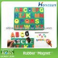 colorful rubber standard magnetic sheet for kids